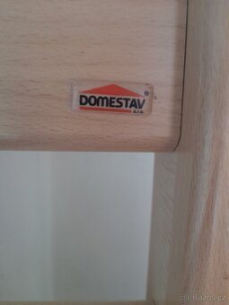 Dvoupatrová postel z masivu Domestav - 5