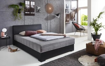 AKCE Postel 140x200 bílá / černá VÍCE KS NOVÝ - 5