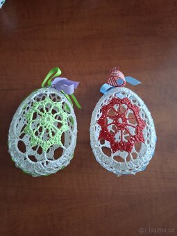 Velikonoční háčkovaná vajíčka - 5