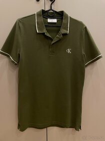 Pánské Polo tričko Calvin Klein - zelené - 5