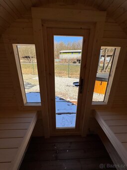 Zahradní sudová sauna 2M premium - 5