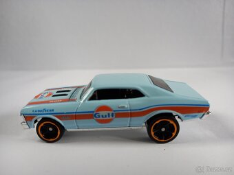 HOT WHEELS - FORD GT40+´68 CHEVY NOVA -GULF - POZRI FOTO - 5