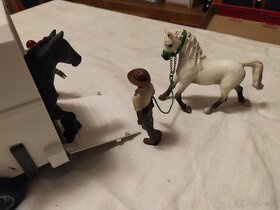 27.Clydesdálská, Fríská, Arabská kl.+ příslušenství Schleich - 5