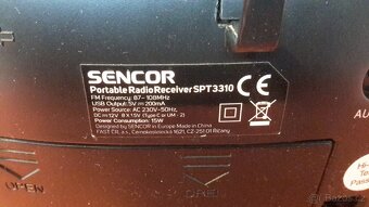 Radiomagnetofon s CD Sencor - 5