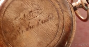 Staré pozlacené kapesní hodinky, plně funkční - 5