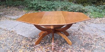 Masivní rozkládací stůl + 6x masivní židle - 5