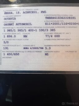 Škoda Octavia 2 combi 1,9 TDI 77KW - 5