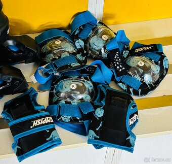 inline brusle Tempish (30-33 EU) + helma, chrániče, batoh - 5