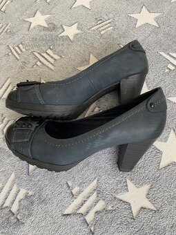 Marco Tozzi - klasické lodičky Black, vel. 39 - 5
