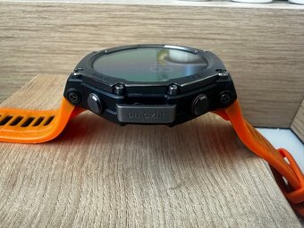 Amazfit T-Rex 3 černé (jako nové) (oranžový a černý řemínek) - 5