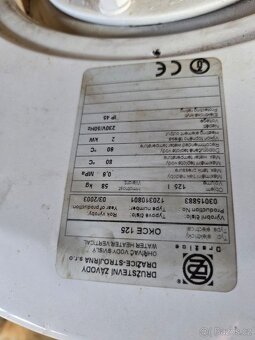 ELEKTRICKÝ BOJLER DRAŽICE 125l - 5