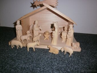 Ručně vyřezávaný český betlém 14a3 - 5