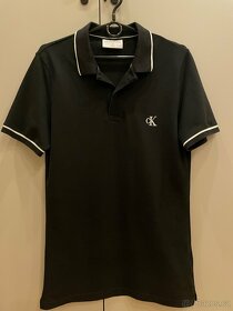 Pánské Polo tričko Calvin Klein - černé - 5