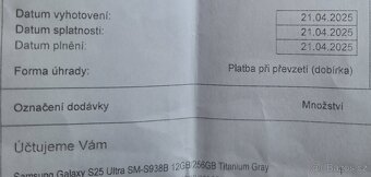 Samsung Galaxy S25 Ultra / 256GB / V záruce do 4/2027. - 5