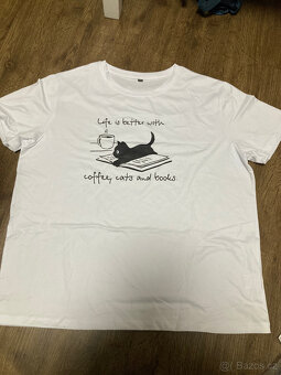 nová trička s kočkou vel XXL-XXXL - 5
