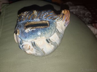 Keramická kasička ryba - 5