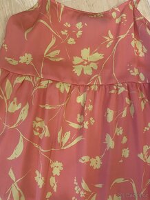 Dlouhé saténové šaty Zara vel. XS - 5