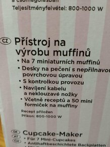 přístroj na muffiny (mini cupcake maker) - 5
