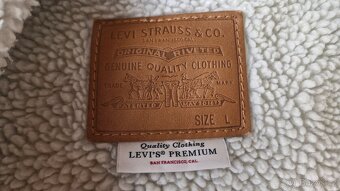 Zateplená džínová bunda Levis L - 5