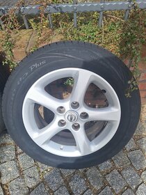 Nissan orig.Alu kola s letními pneu 205/60R16 - 5