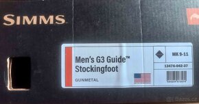 Simms G3 Guide Stockingfoot Waders gunmetal MK 9-11 - 5