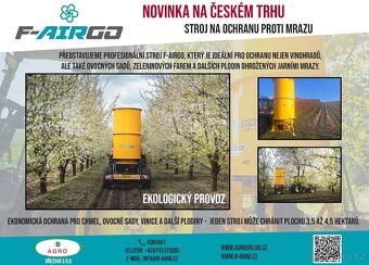 Stroj na ochranu proti přízemním mrazům - F AIRGO - 5