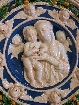 Nástěnný reliéf "Madonna s Ježíškem" RAKO - 5