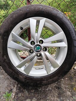 Alu kola 5x100 R15 originál Škoda Cygnus - 5