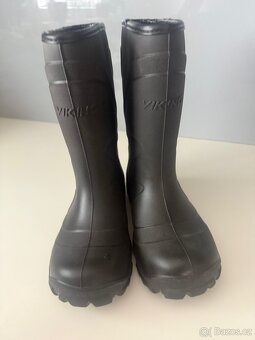 Zateplené holinky -gumáky Viking vel. 34 - 5