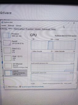 Levný PC i na hry i5/RX550 2gb/ 12gb Ram/SSD - 5