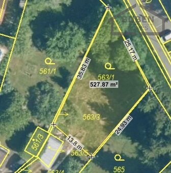 Pozemek určený k výstavbě  533 m² - Tachov, ul. Rapotínská - 5