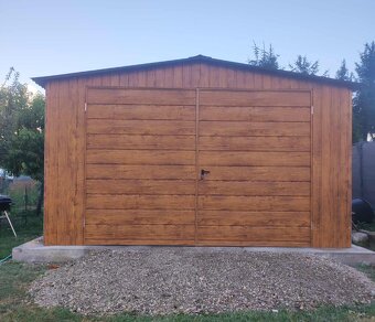 Plechová garáž 4x6m - doručení montáž zdarma po čr - 5