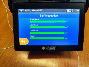 Svářečka optických vláken Sumitomo 72C - 5