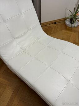 Lenoška PHASE - bílá kůže - ve stavu nové - 5