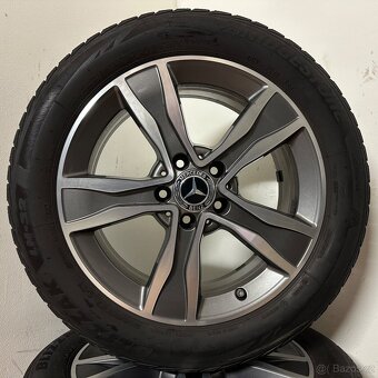 MERCEDES C W205 5x112 R17 ET48.5+ZIMNÍ 225/50R17 - 5