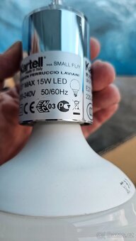 Kartell designová závěsná svítidla FL/Y Small, modrá světlá - 5