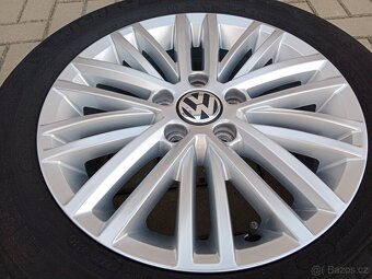 alu kola 5x112 r16 VW Golf 5,6 a letní pneu 205/55/16 - 5