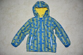 Pogumovaná bunda s velrybama vel. 116 unisex - 5