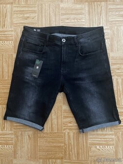 panske dzinove sortky, kratasy g-star raw 3301 velkost W35 - 5