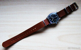 Vzácné švýcarské pilotní letecké hodinky LEMANIA chronograf - 5