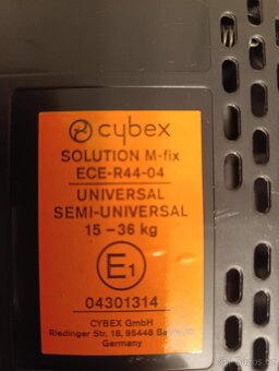 Autosedačka CYBEX SOLUTION M-FIX - 5