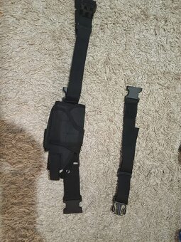 Airsoft stehenní pouzdro pro pistole typu glock - 5