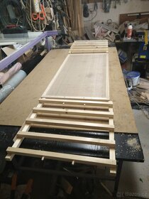 Dřevěný skládací sušák na byliny houby. - 5