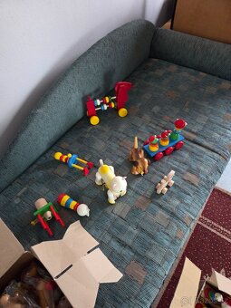 Staré nikdy nepoužité dřevěné hračky - 5