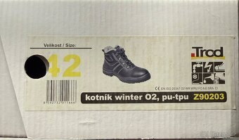Pracovní boty zimní zateplené vel. 42 - 5