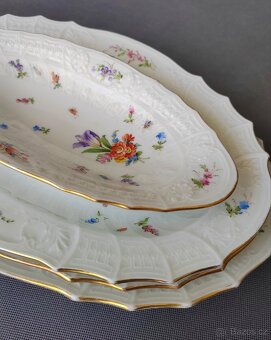 Luxusní porcelánovi servírovací talíře Pirkenhammer Rococo - 5