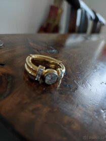 PRODÁM DÁMSKÝ ZLATÝ PRSTEN 18 KARÁT. - 5