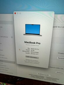 MacBook Pro 14 M3 Pro 18/512GB, CZ - 5