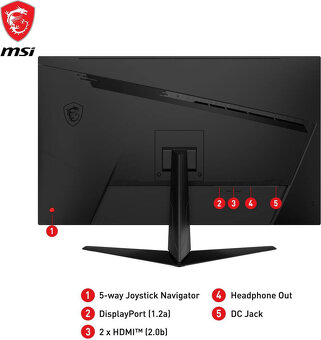 Monitor 31.5" MSI G321Q - 5