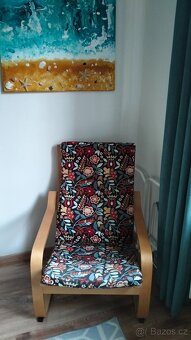 Křeslo IKEA POÄNG bříza + podnožka / Havířov/Ostrava - 5